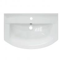 Раковина накладная "Best-65" белая, без кроншт (Sanita Luxe) (WB.FN/Best/65-C/WHT)