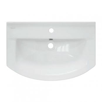 Раковина накладная "Best-65" белая, без кроншт (Sanita Luxe) (WB.FN/Best/65-C/WHT)