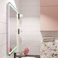 Зеркало MIXLINE "Мальта" RGB 550*800 (ШВ) сенсорный выключатель, МУЛЬТИ-ЦВЕТ