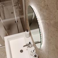 Зеркало MIXLINE "Саванна-Лайт" D500 сенсорный выкл., светодиодная открытая подсветка