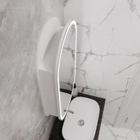 Зеркальный шкаф MIXLINE "Сохо" 500*1000 (ШВ) БЕЛЫЙ, правый,сенсорный выкл, светодиодная подсветка