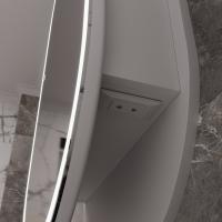 Зеркальный шкаф MIXLINE "Сохо" 500*1000 (ШВ) БЕЛЫЙ, правый,сенсорный выкл, светодиодная подсветка