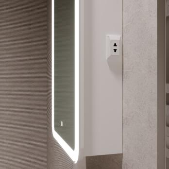 Зеркальный шкаф MIXLINE "Фиджи" 500*750 (ШВ) ПРАВЫЙ,сенсор.выкл, светодиодная подсветка