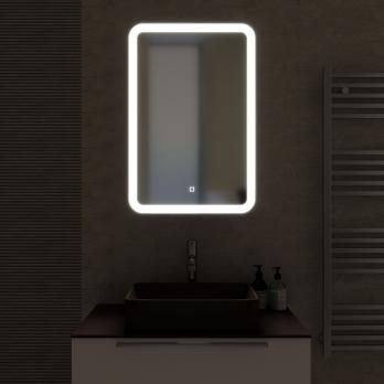 Зеркальный шкаф MIXLINE "Фиджи" 500*750 (ШВ) ПРАВЫЙ,сенсор.выкл, светодиодная подсветка