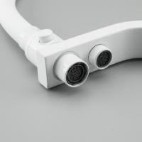 Смеситель для кухни 35k G4317-8 GAPPO с вых. для пит. фильтра, п/шпильку, гибкий излив Белый-хром