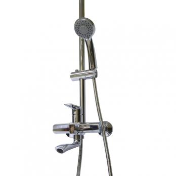 Душевая система Glauf GOB16-A134 (смеситель35К +лейка 1 поз.+душ.шланг+тропич.душ.)