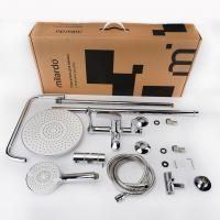 Душевая система 35к Milardo RORSB4FM06 "Rora" лейка "Тропический душ", ХРОМ