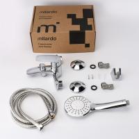 Смеситель для ванны 35к Milardo RORSB00M02 "Rora" с душ. аксессуарами, ХРОМ