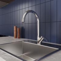 Смеситель для кухни 35к Milardo RORSB0JM05 "Rora"  высокий пов. излив, ХРОМ