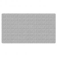 Коврик 69х38 на присосках "Мозаика" серый