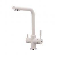 Смеситель для кухни 40к F4352-24 FRAP (выс.пов.излив, п/гайку, С ВЫХ Д/ПИТ. ФИЛЬТРА, МОЛОЧНЫЙ, лат)