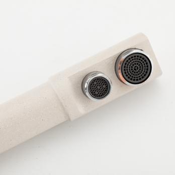 Смеситель для кухни 40к F4352-24 FRAP (выс.пов.излив, п/гайку, С ВЫХ Д/ПИТ. ФИЛЬТРА, МОЛОЧНЫЙ, лат)