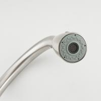 Смеситель для кухни душ 35к F60899-1 FRAP (выс.пов.излив, ВЫДВИЖ.ЛЕЙКА 2 реж, п/гайку, САТИН, нерж)