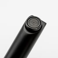 Смеситель для раковины 35к F10801-62 FRAP (высокий, литой, п/гайку, ЧЕРНЫЙ, нерж.сталь)