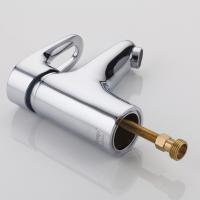 Смеситель для раковины 40к F1268 FRAP с гигиенической лейкой (литой, п/гайку,  ХРОМ, латунь)