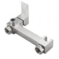 Смеситель с гигиенической лейкой 25k F7504-5 (хром матовый, латунь)