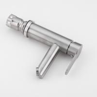 Смеситель для раковины 35к F10801 FRAP (литой, п/гайку, САТИН, нерж.сталь)