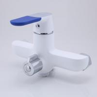 Смеситель для ванны и раковины 35к F2234 FRAP (L излив, лейка 1 реж, хром/белый, латунь)