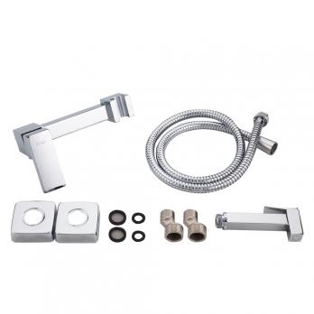 Смеситель с гигиенической лейкой 25k F7504 (хром, латунь)