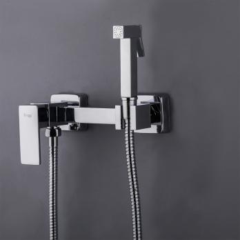 Смеситель с гигиенической лейкой 25k F7504 (хром, латунь)