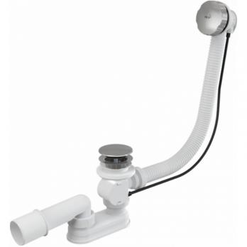 Обвязка для ванны 57 см. полуавтомат металл хром пробка 48мм A55KM/AG210125260 Alcadrain