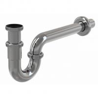 Сифон прямоточный хром лат. без выпуска ДУ 32 A432 Alcadrain
