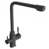 Смеситель для кухни 35к MIXLINE ML-GS13 (309) темно-серый с вых. для питьевого фильтра