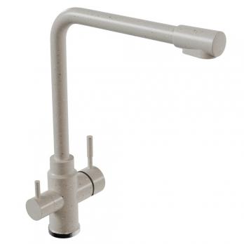 Смеситель для кухни 35к MIXLINE ML-GS13 (331) белый с вых. для питьевого фильтра