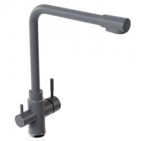 Смеситель для кухни 35к MIXLINE ML-GS13 (342) графит с вых. для питьевого фильтра
