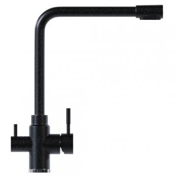 Смеситель для кухни 35к MIXLINE ML-GS13 (343) антрацит с вых. для питьевого фильтра