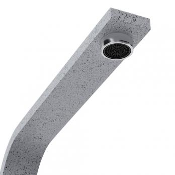 Смеситель для кухни 35к MIXLINE ML-GS14 (310) серый высок. излив