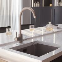 Смеситель для кухни 35к MIXLINE ML-GS15 (302) песочный высок. излив