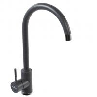 Смеситель для кухни 35к MIXLINE ML-GS15 (309) темно-серый высок. излив