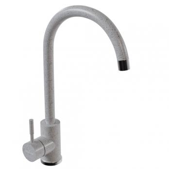 Смеситель для кухни 35к MIXLINE ML-GS15 (310) серый высок. излив