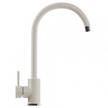 Смеситель для кухни 35к MIXLINE ML-GS15 (331) белый высок. излив