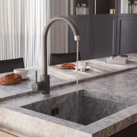 Смеситель для кухни 35к MIXLINE ML-GS15 (342) графит высок. излив