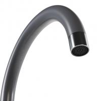 Смеситель для кухни 35к MIXLINE ML-GS15 (342) графит высок. излив