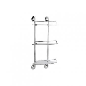 Полка стеклянная 3-ярус угловая  HB1607-3 HAIBA
