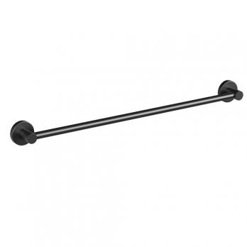 Полотенцедержатель одинарный 60см ЧЕРНЫЙ HB8701 HAIBA