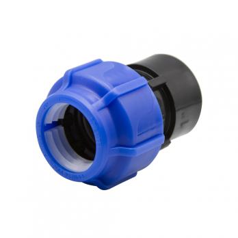 Муфта переход. ПЭ с внутр. труб. резьбой 25х3/4''  (обж.)  SPEKTR