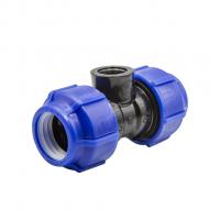 Тройник ПЭ с внутр. труб. резьбой 25х1/2''х25 (обж.) SPEKTR