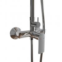 Душевая система 35к MIXLINE ML2426 лейка 1 позиция +лейка "Тропический душ" ХРОМ