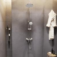 Душевая система 35к MIXLINE ML2429 излив лейка 3 позиции +лейка "Тропический душ" ХРОМ