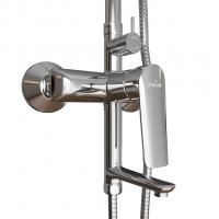 Душевая система 35к MIXLINE ML2429 излив лейка 3 позиции +лейка "Тропический душ" ХРОМ