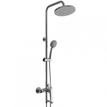 Душевая система 35к MIXLINE ML2429 излив лейка 3 позиции +лейка "Тропический душ" ХРОМ