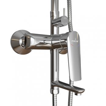 Душевая система 35к MIXLINE ML2429 излив лейка 3 позиции +лейка "Тропический душ" ХРОМ