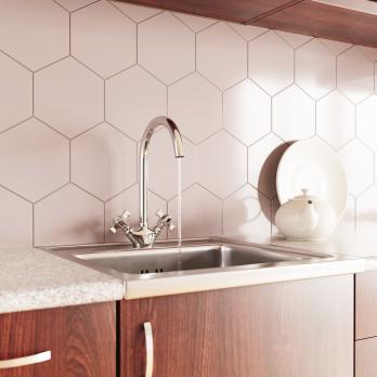 Смеситель для кухни 1/2 кер. MIXLINE ML30-032 "Classic" высокий излив