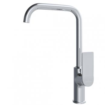 Смеситель для кухни 35k MIXLINE ML24-032 "Unito" высокий излив боковая ручка