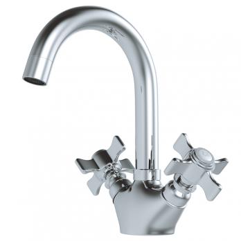 Смеситель для раковины 1/2 кер. MIXLINE ML30-042 "Classic" высокий излив