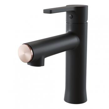 Смеситель для раковины 35k MIXLINE ML23-04 "Round Black" ЧЕРНЫЙ